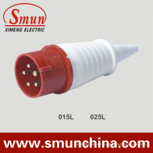 16A 32A 5 pines 220V-415V 3 p + N + E Industrial Plug and Socket IP44 Red